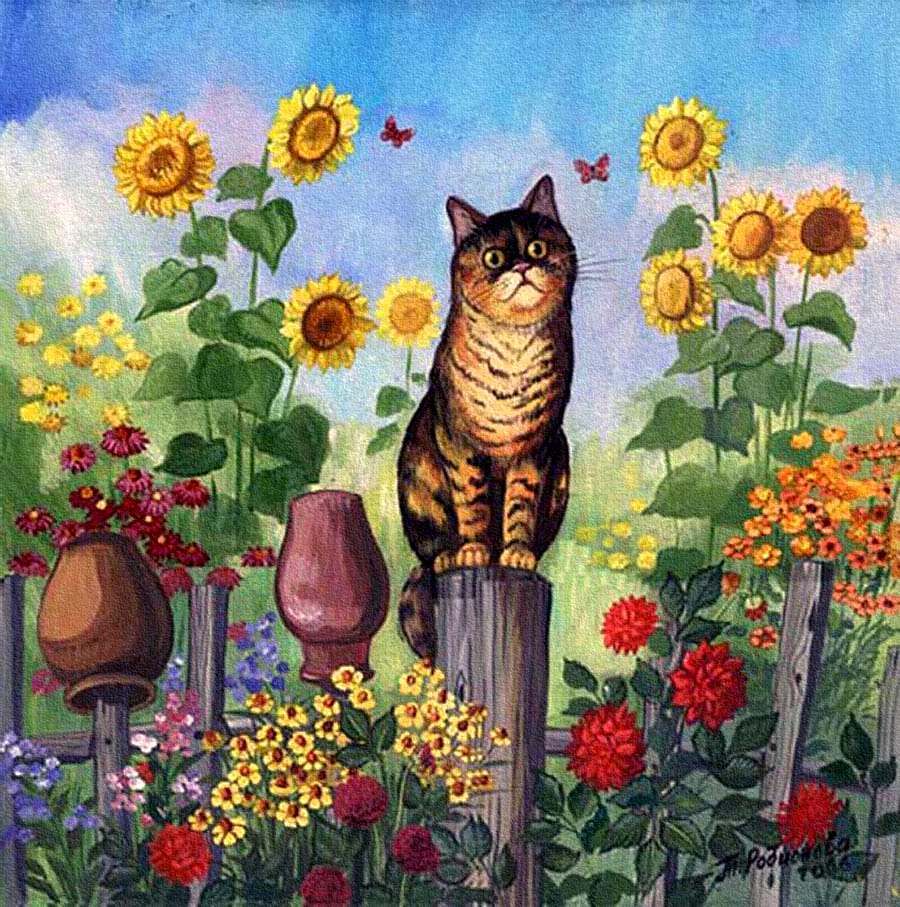 Рисунок на тему коты